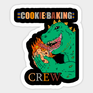 monster cookie baking crew Sticker